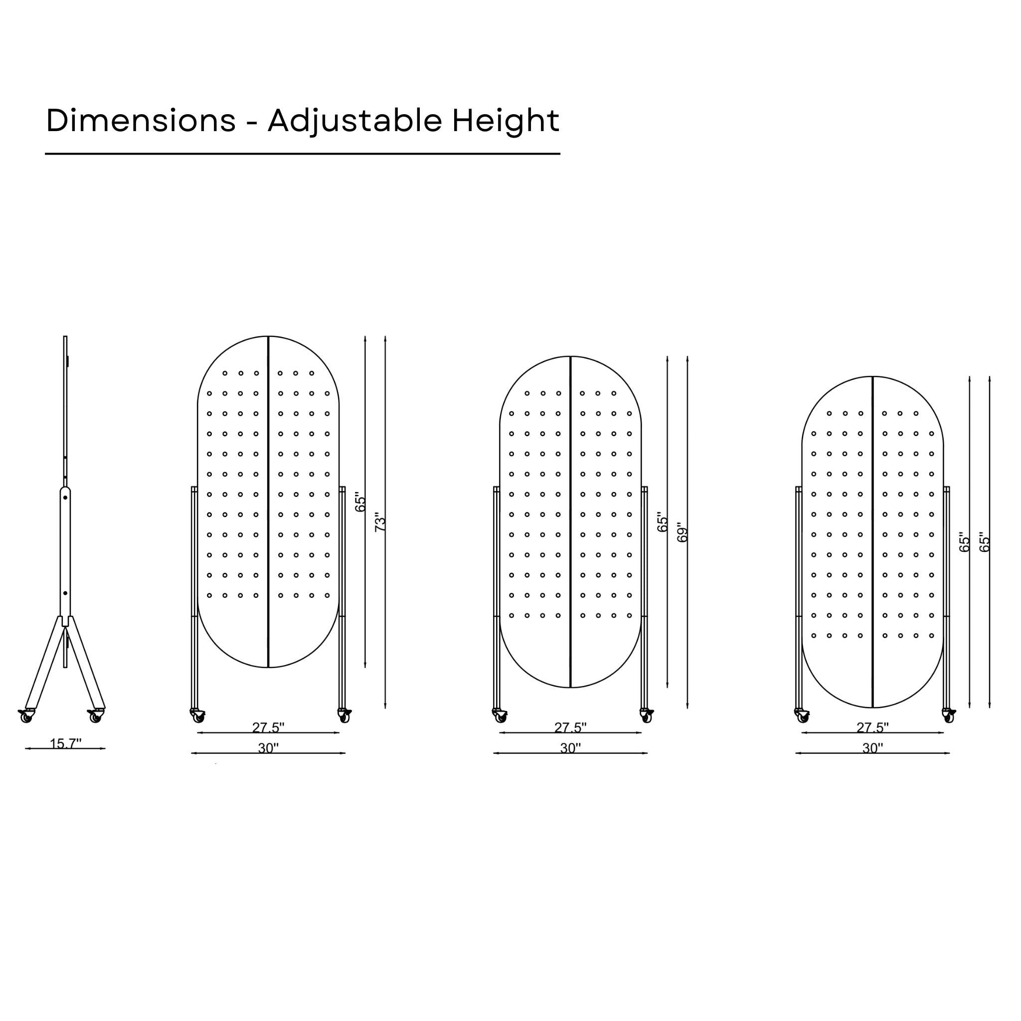 Free Standing Pegboard