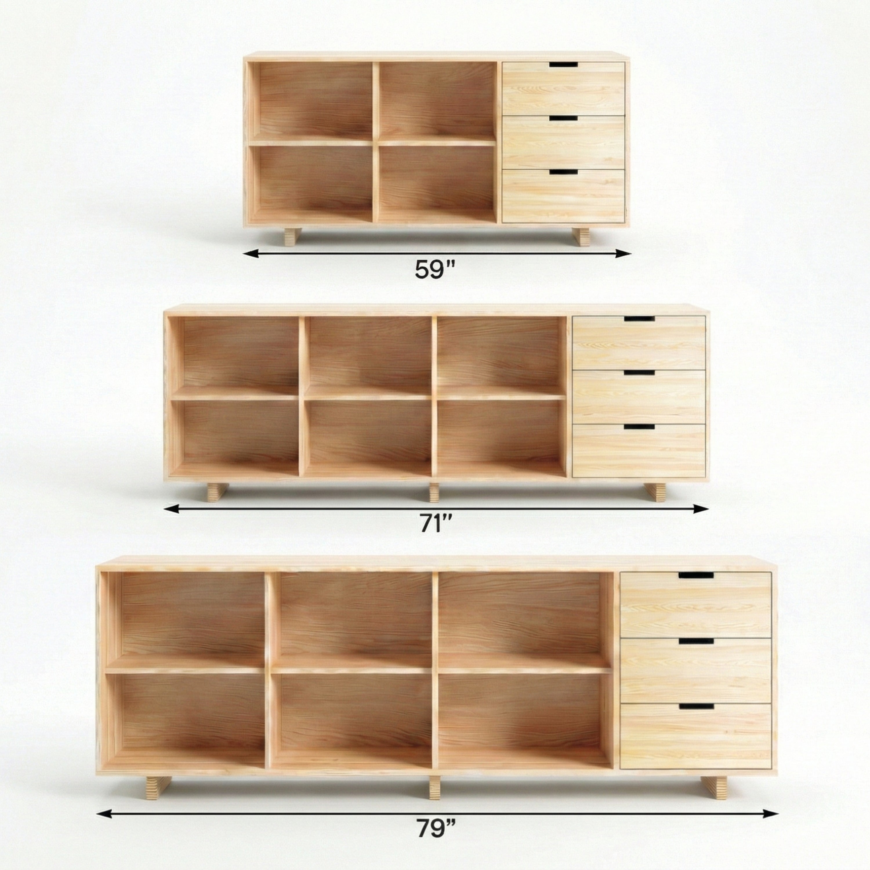 Solid Wood Drawer Sideboard