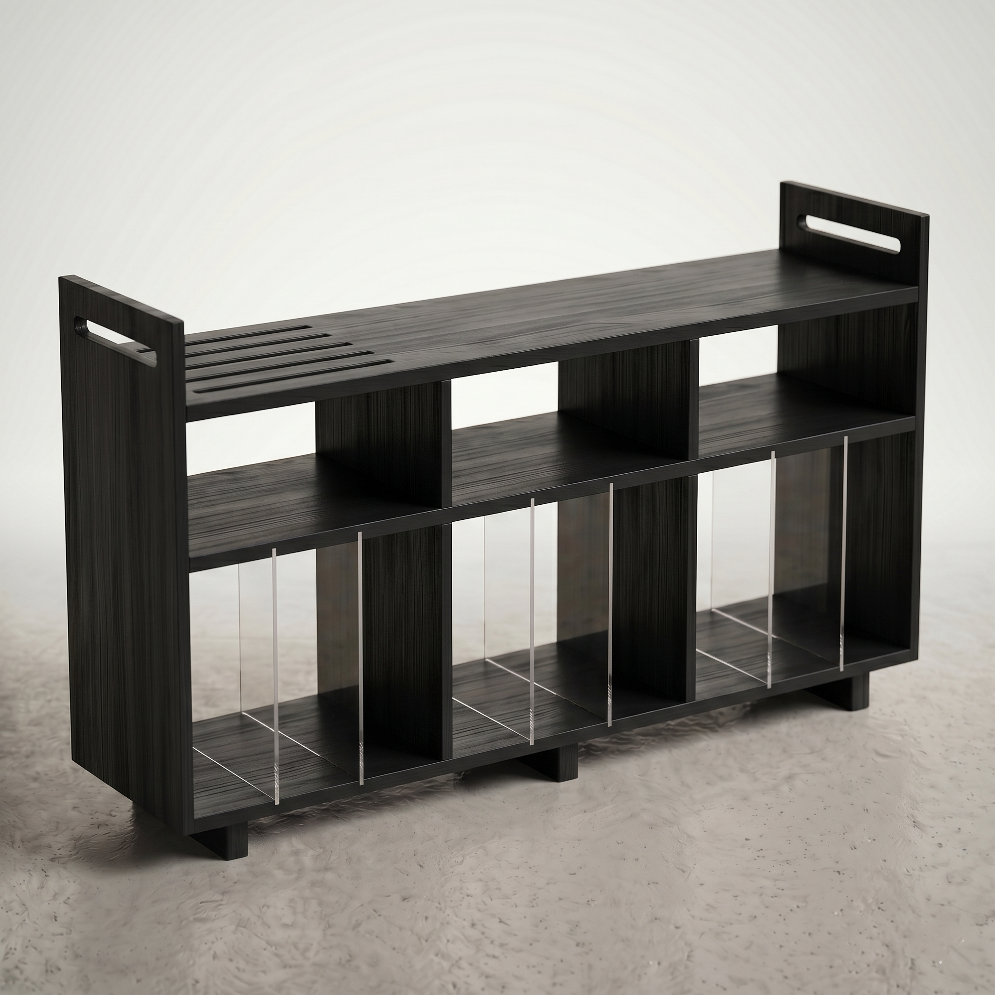 Vinyl Record Display & Turntable Stand
