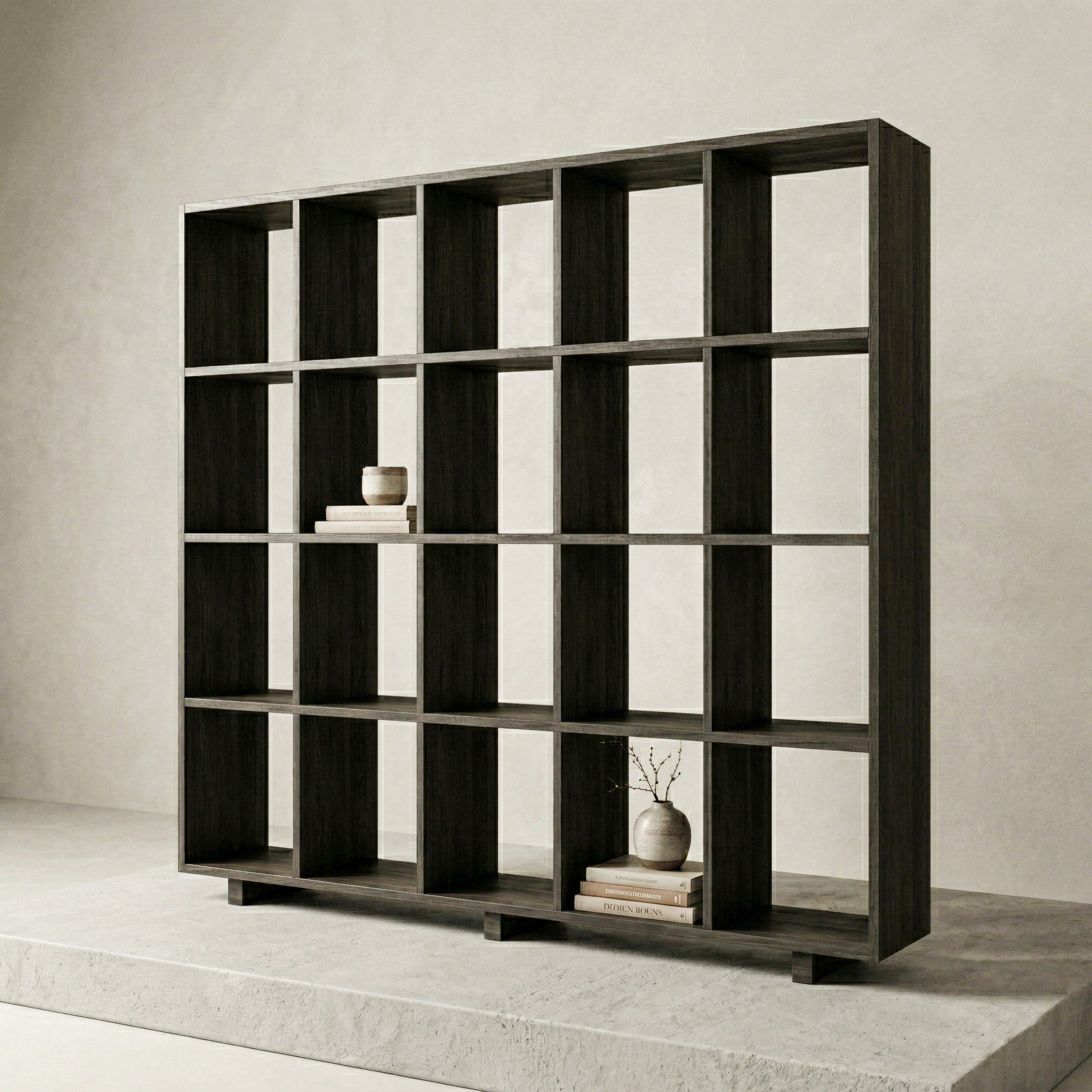 5-Tier Record Storage & Bookshelf