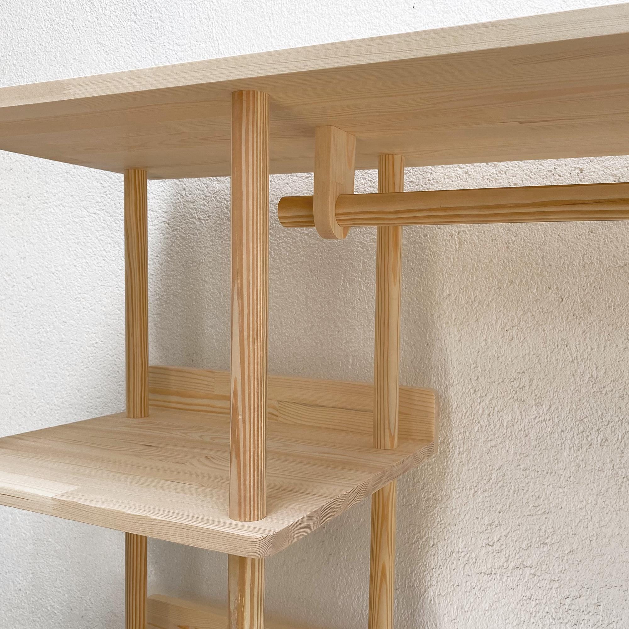 Wooden Open Wardrobe, Clothes Storage