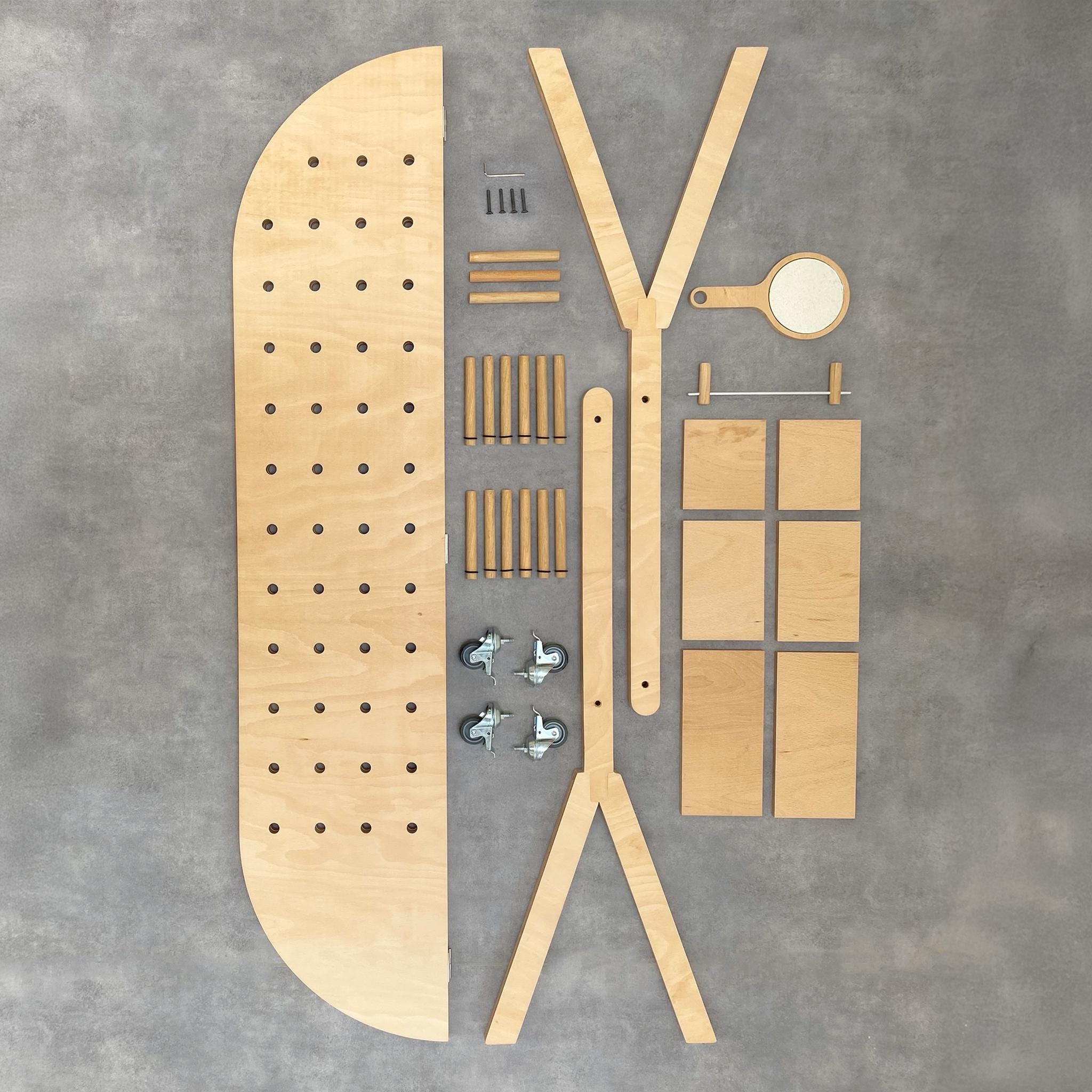 Free Standing Pegboard