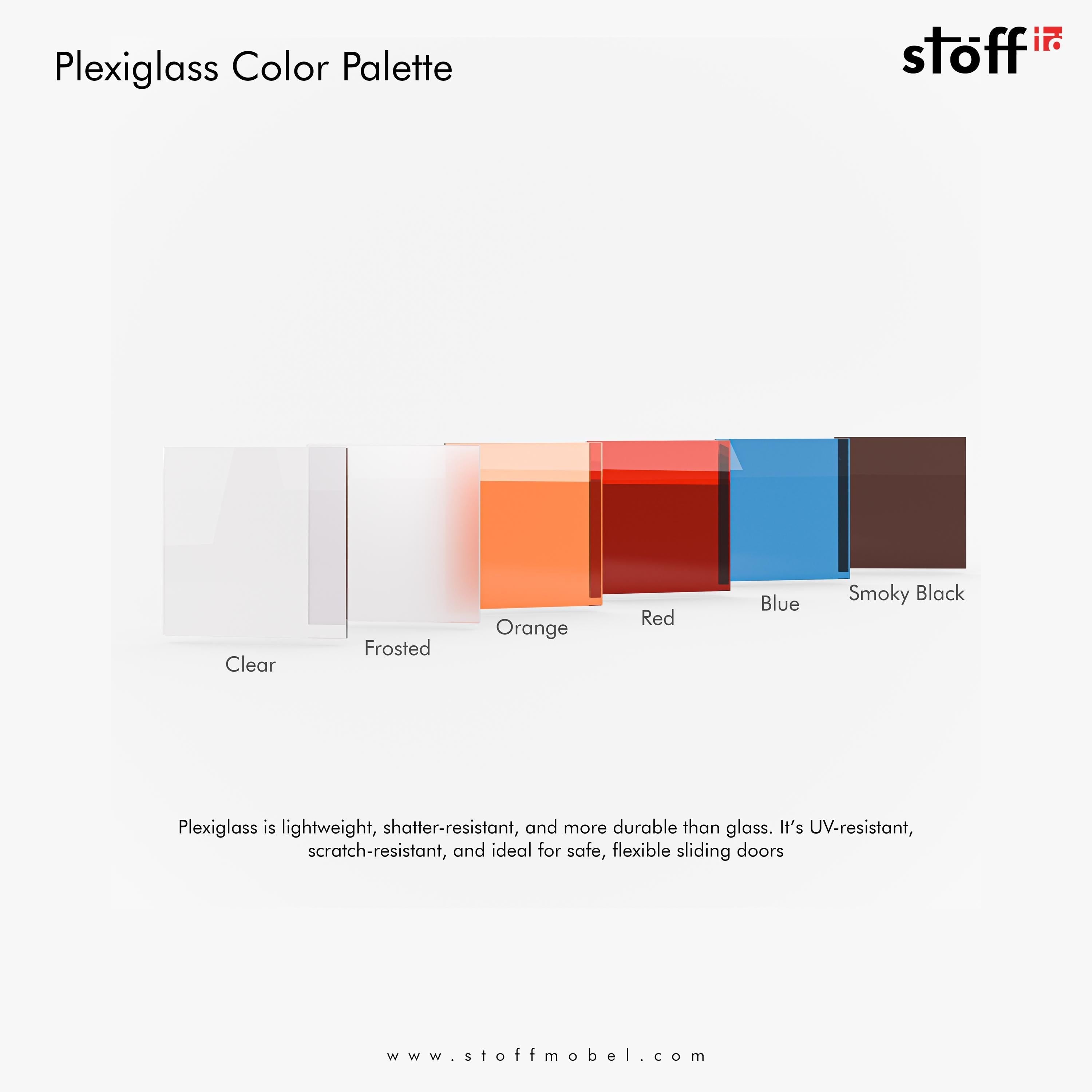 4-Tier Plexiglass Shelving Unit