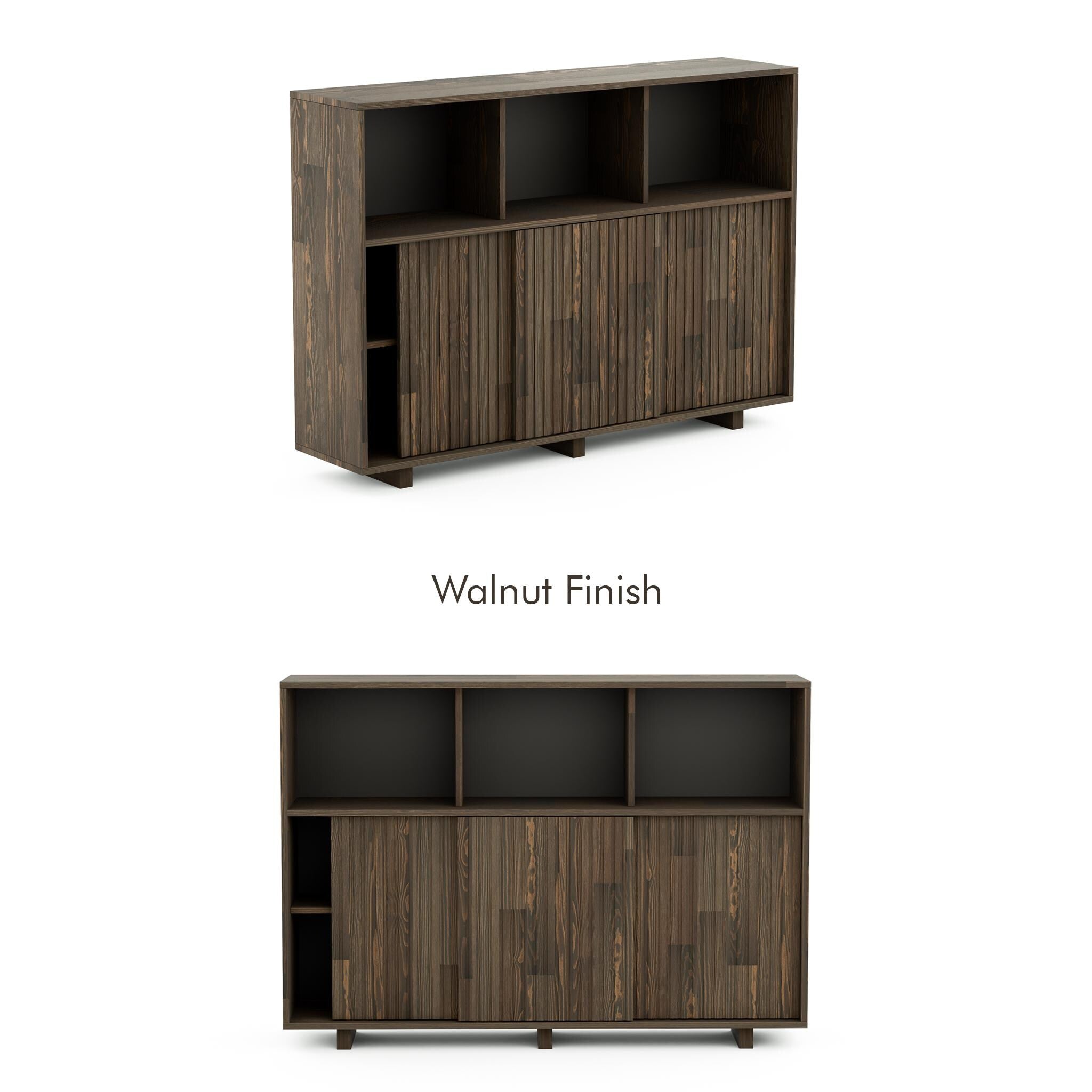 Solid Wood High Sideboard
