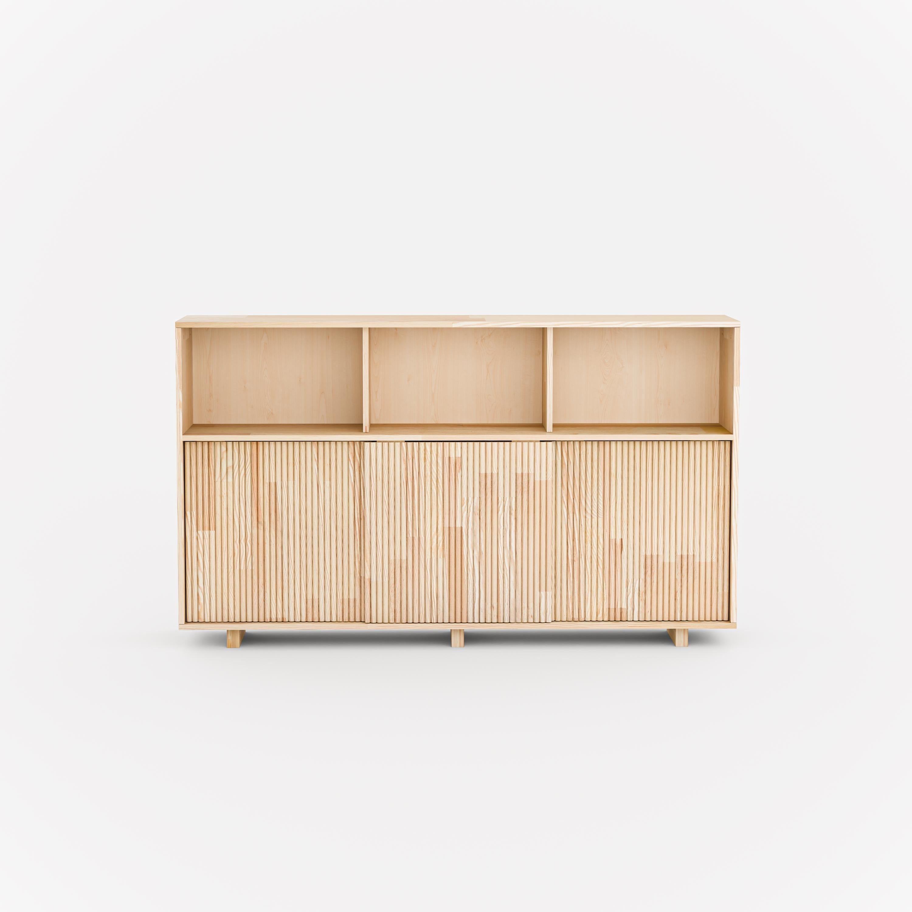 Solid Wood High Sideboard