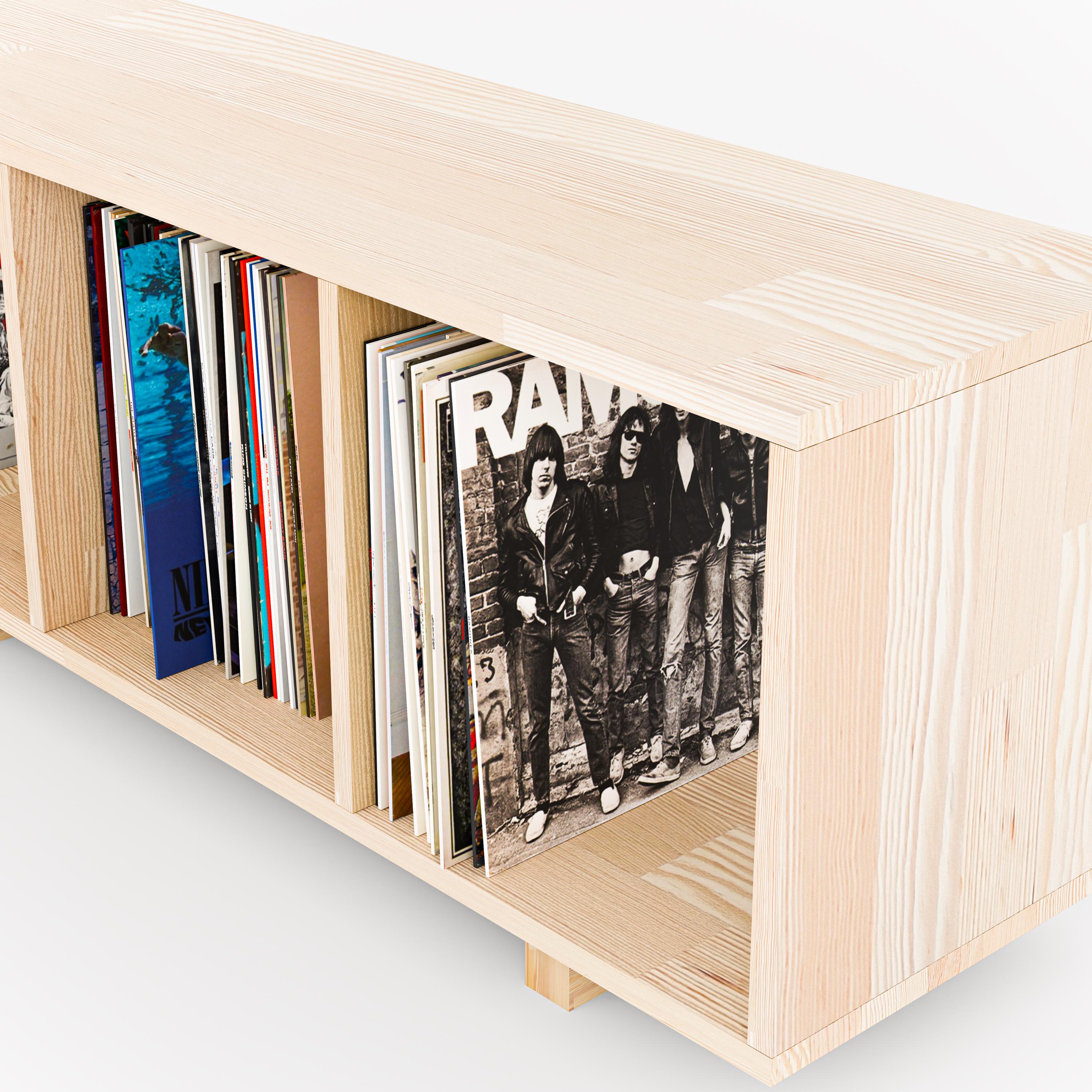 Record Player Stand & Open Low Bookshelf