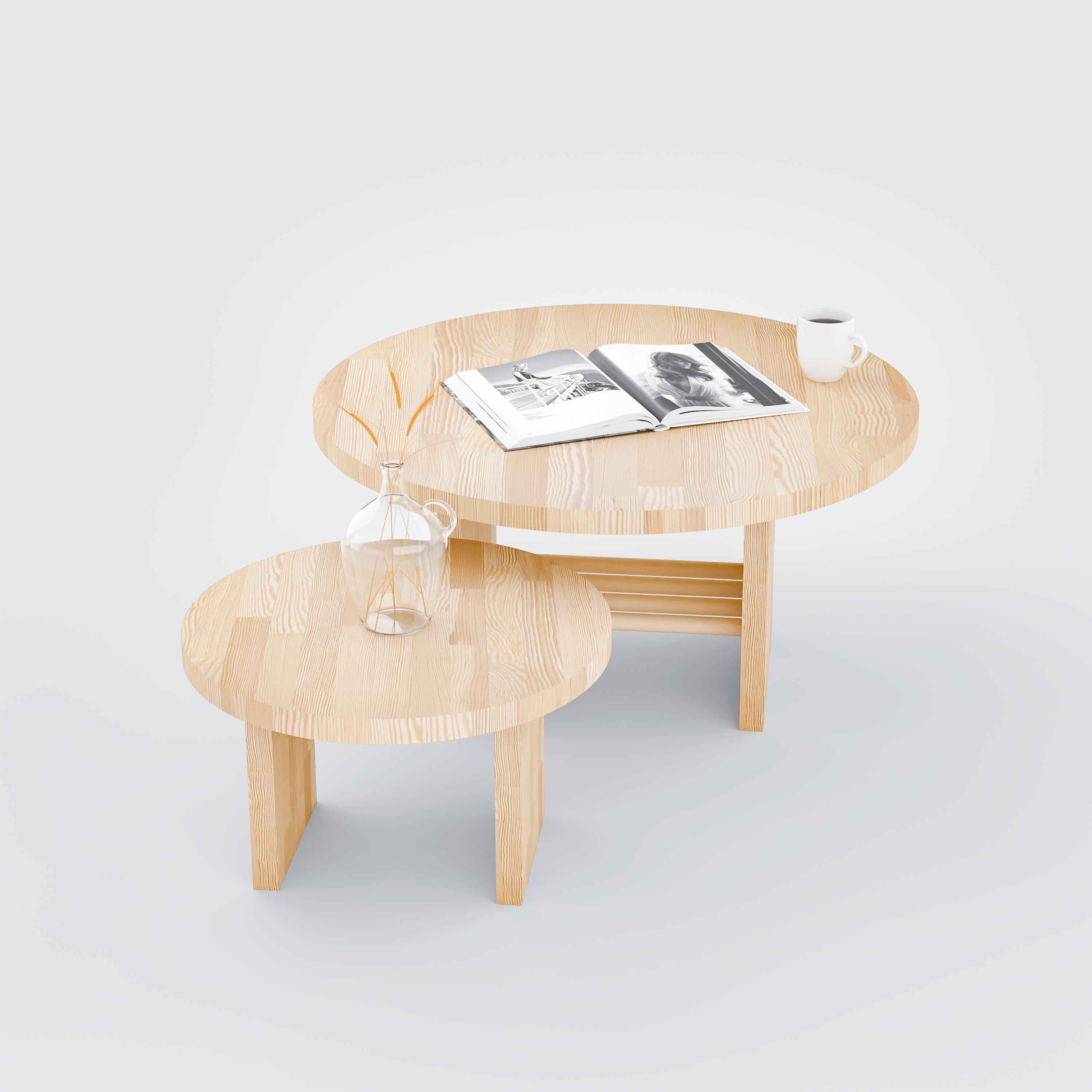 Round Coffee Table (With Sticks)