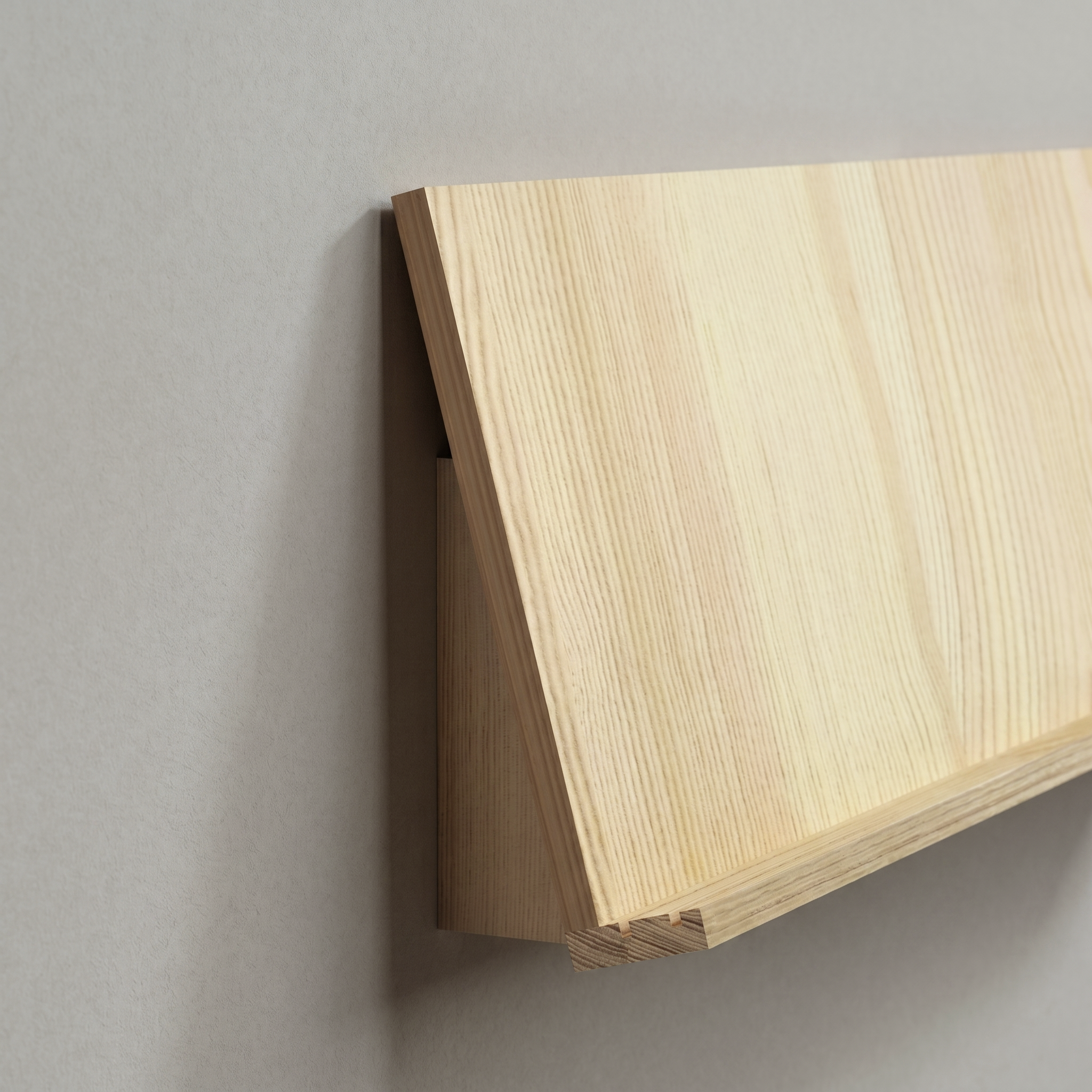 Solid Wood Display Shelf