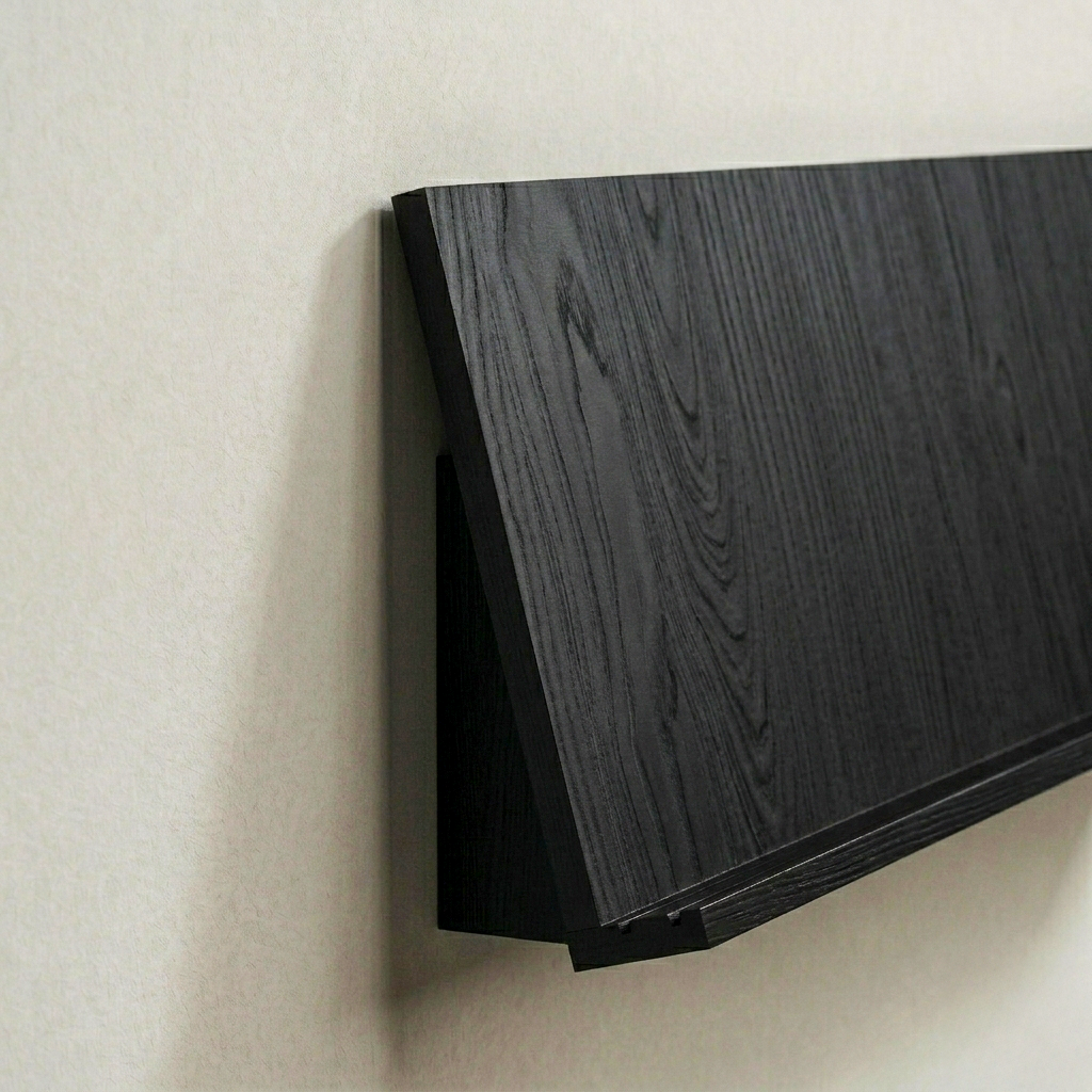 Solid Wood Display Shelf