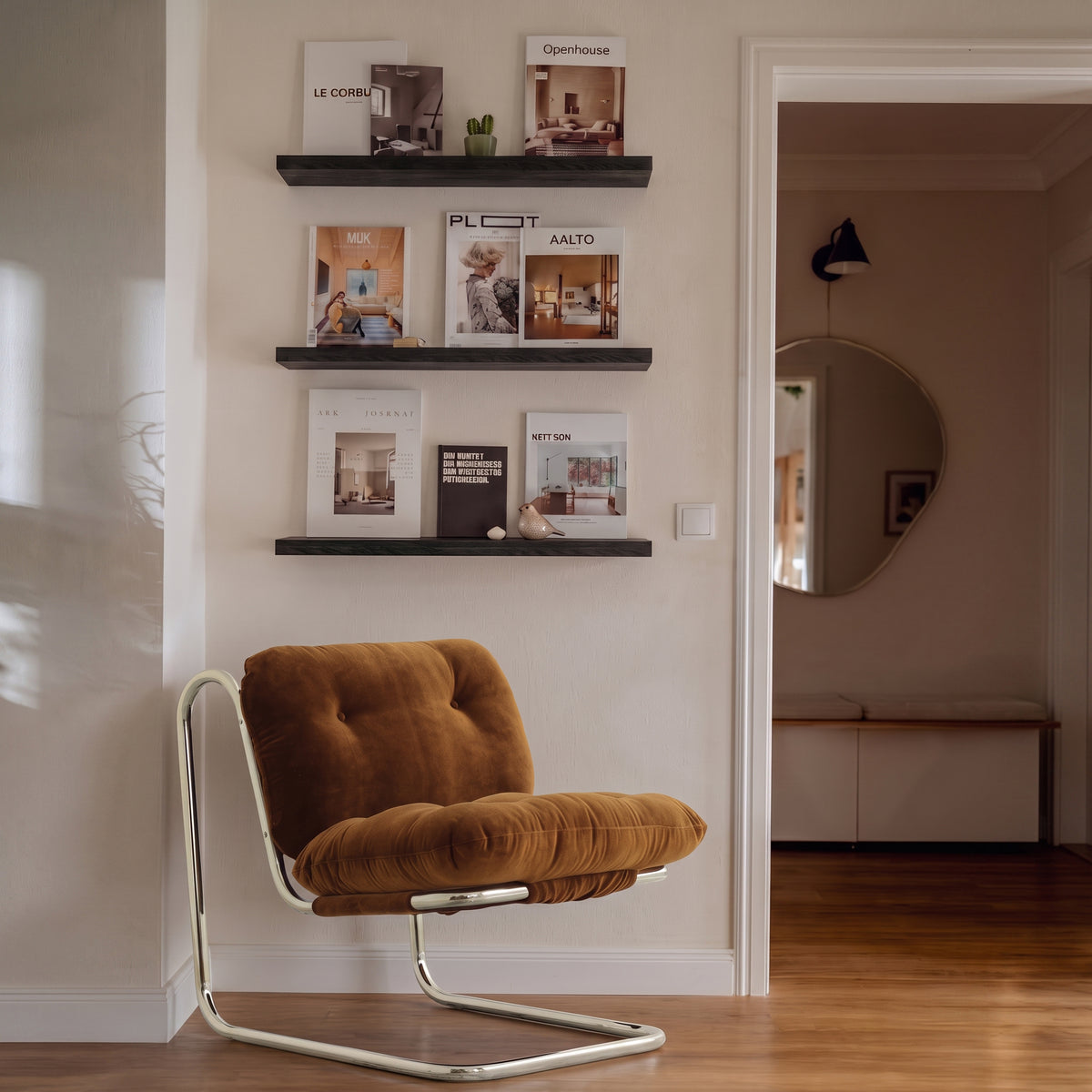 Solid Wood Floating Shelf & Wall Mounted Shelf