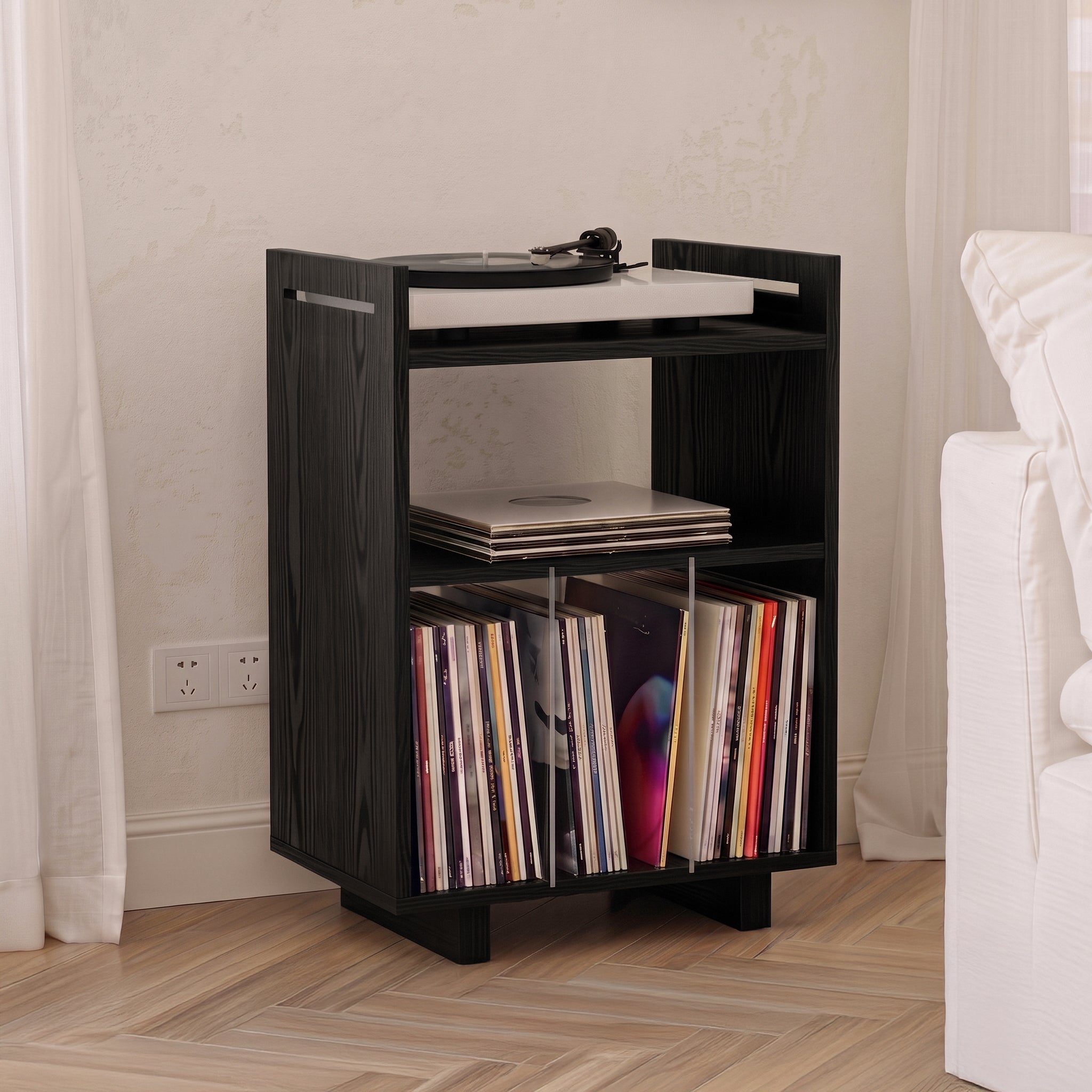 Record Player Stand & Record Display Stand