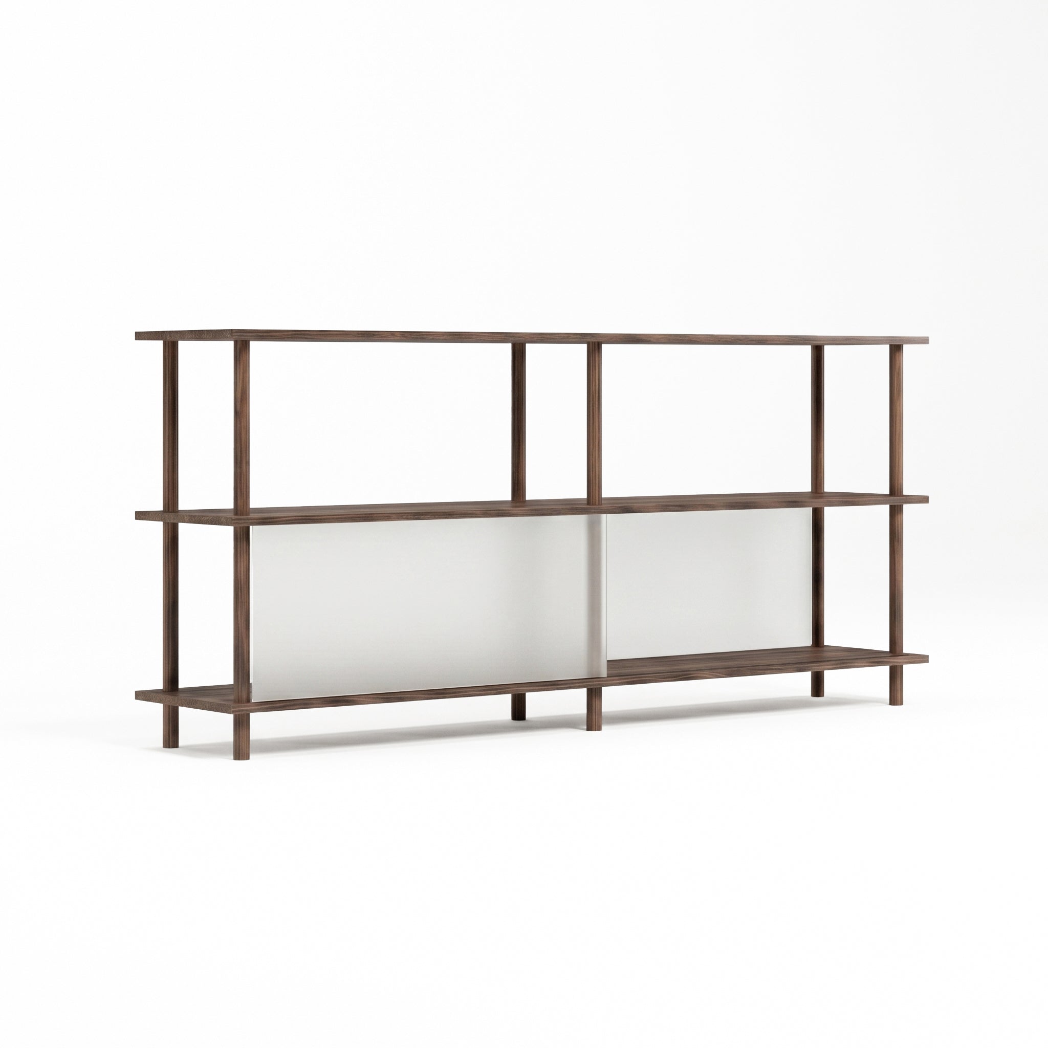 3-Tier Plexiglass Shelving Unit