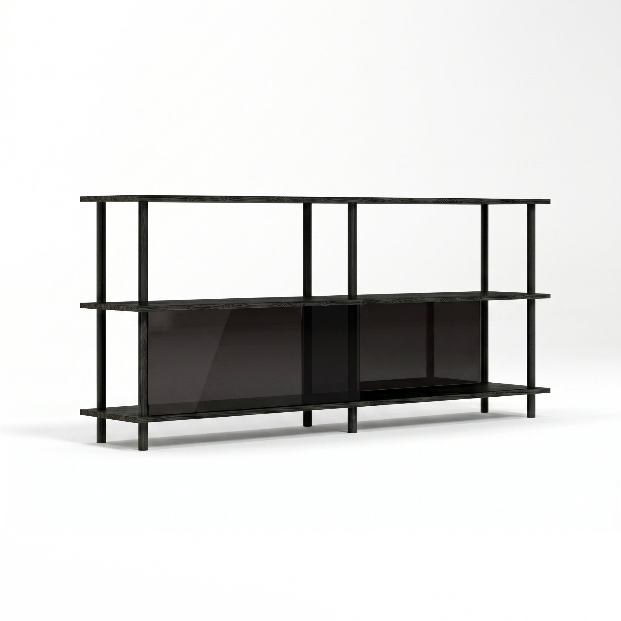 3-Tier Plexiglass Shelving Unit