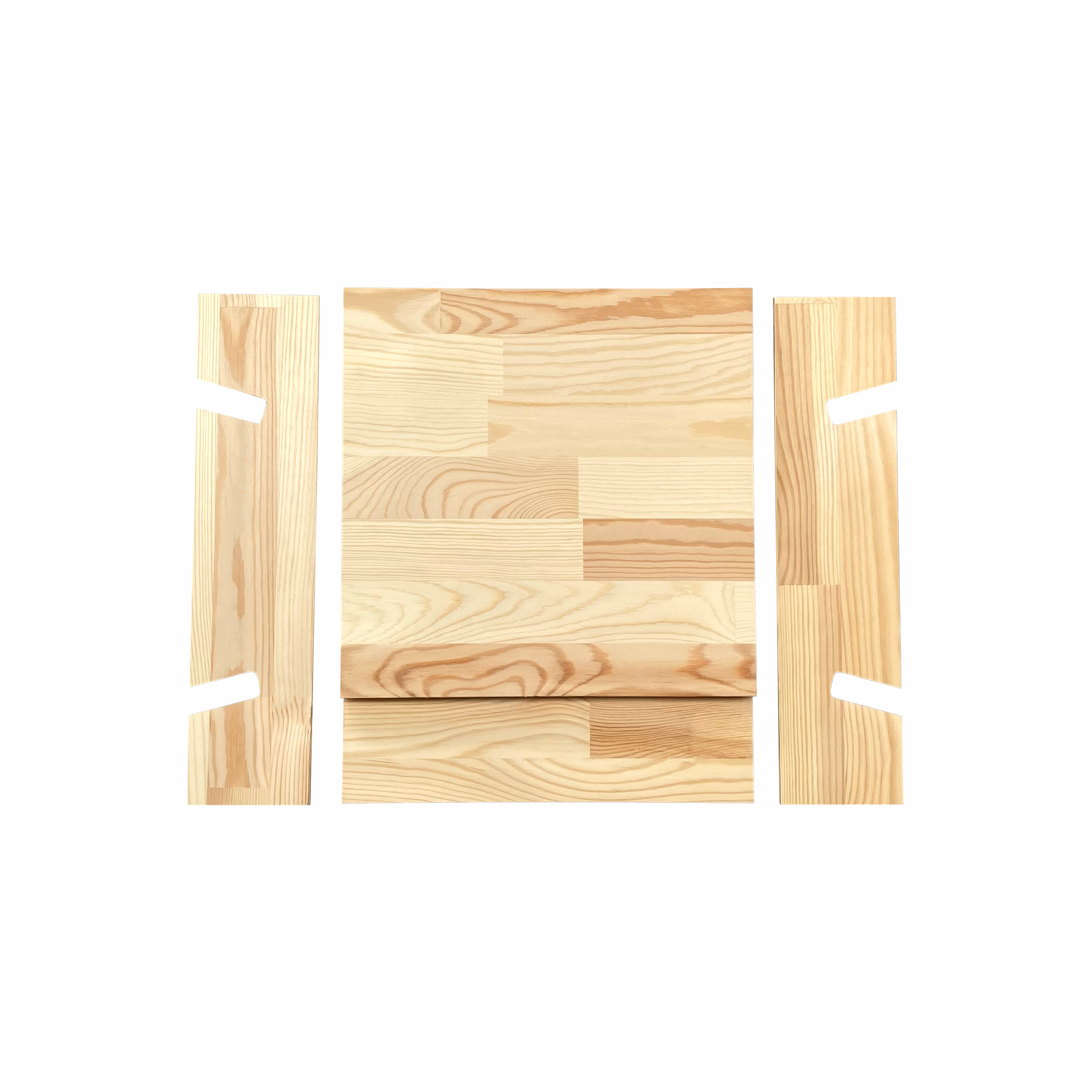 Wooden bookshelf