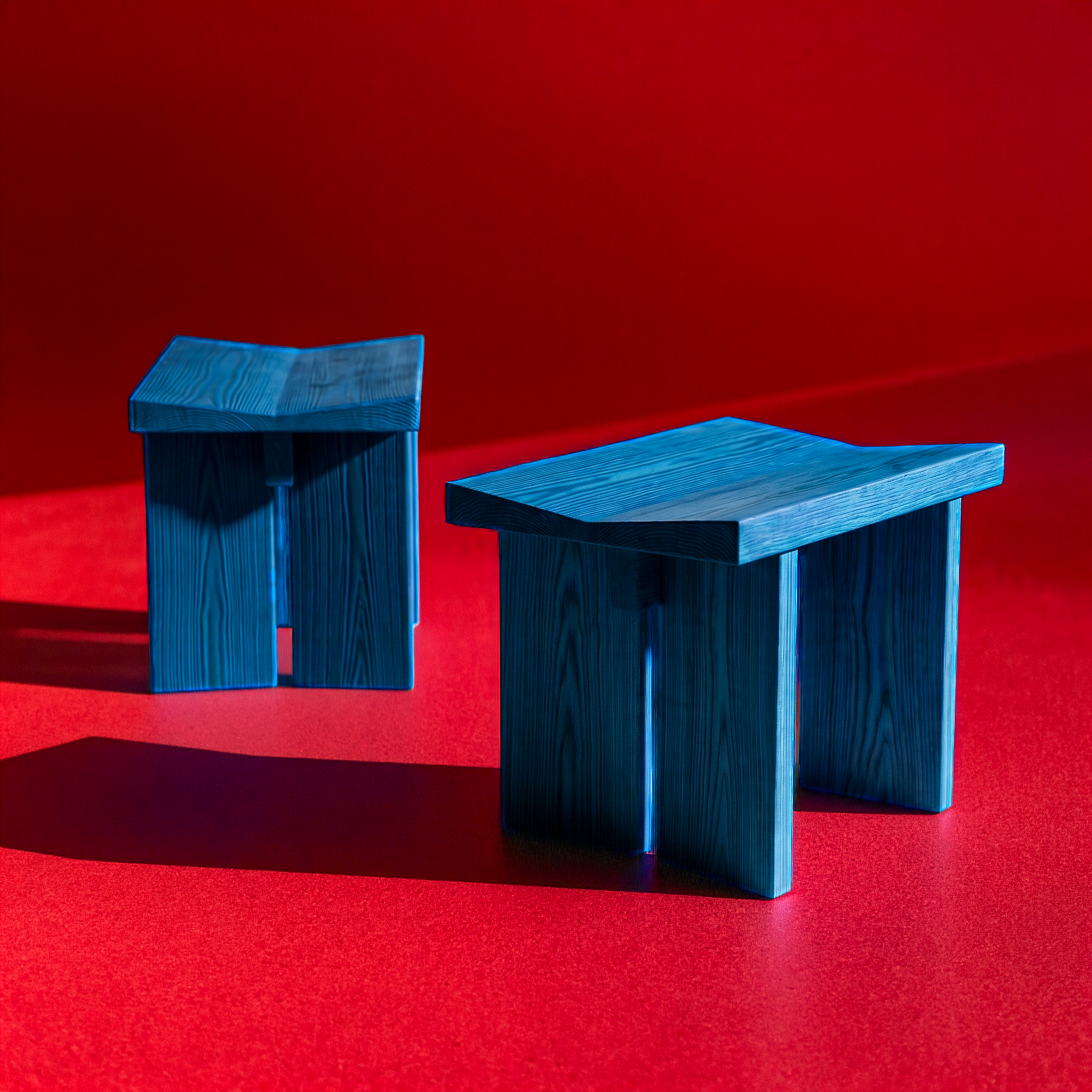 The Dalen Stool - BLUE LIMITED EDITION