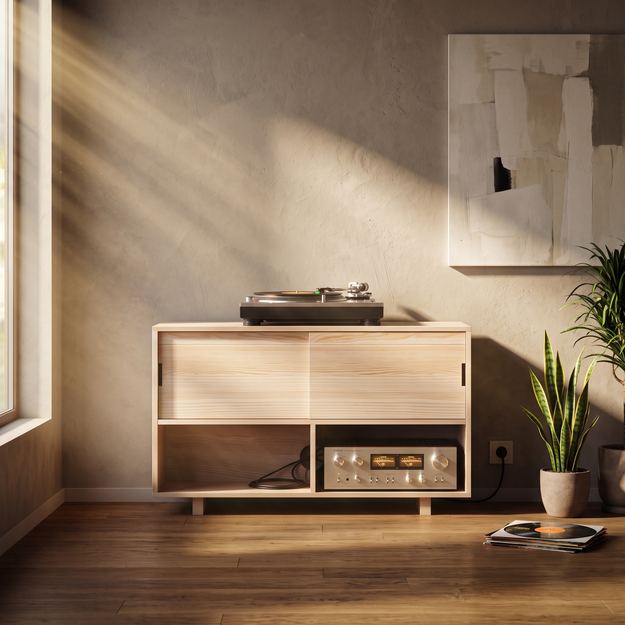 Solid Wood Sideboard M4