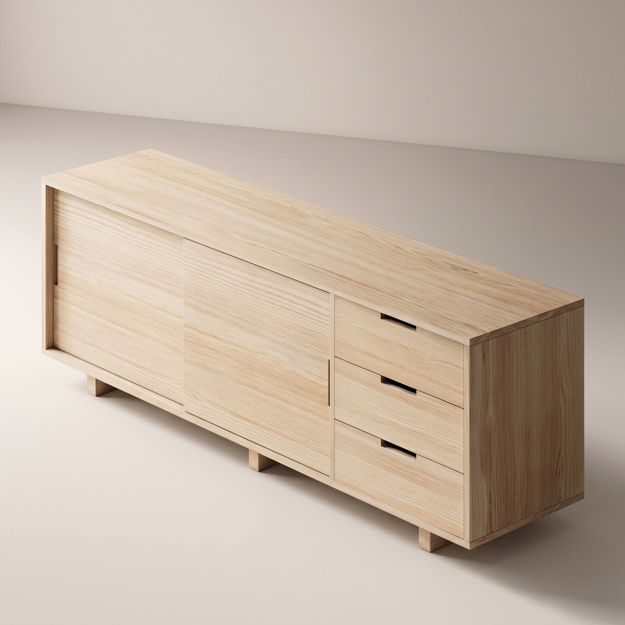 Solid Wood Drawer Sideboard