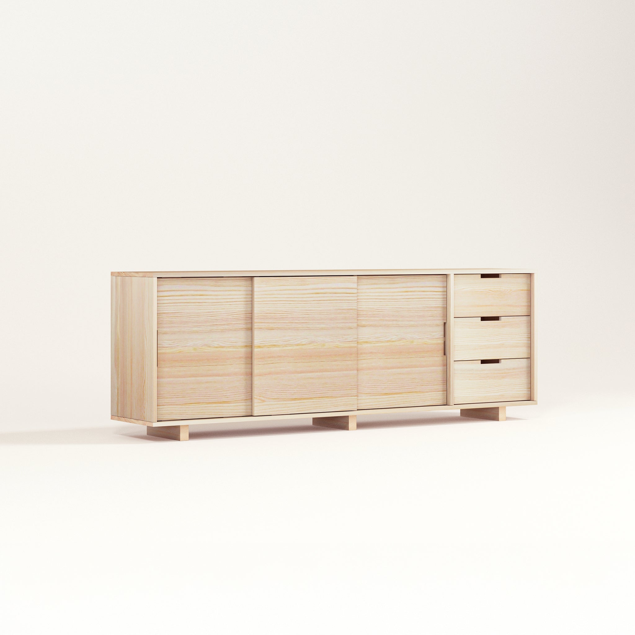 Solid Wood Drawer Sideboard