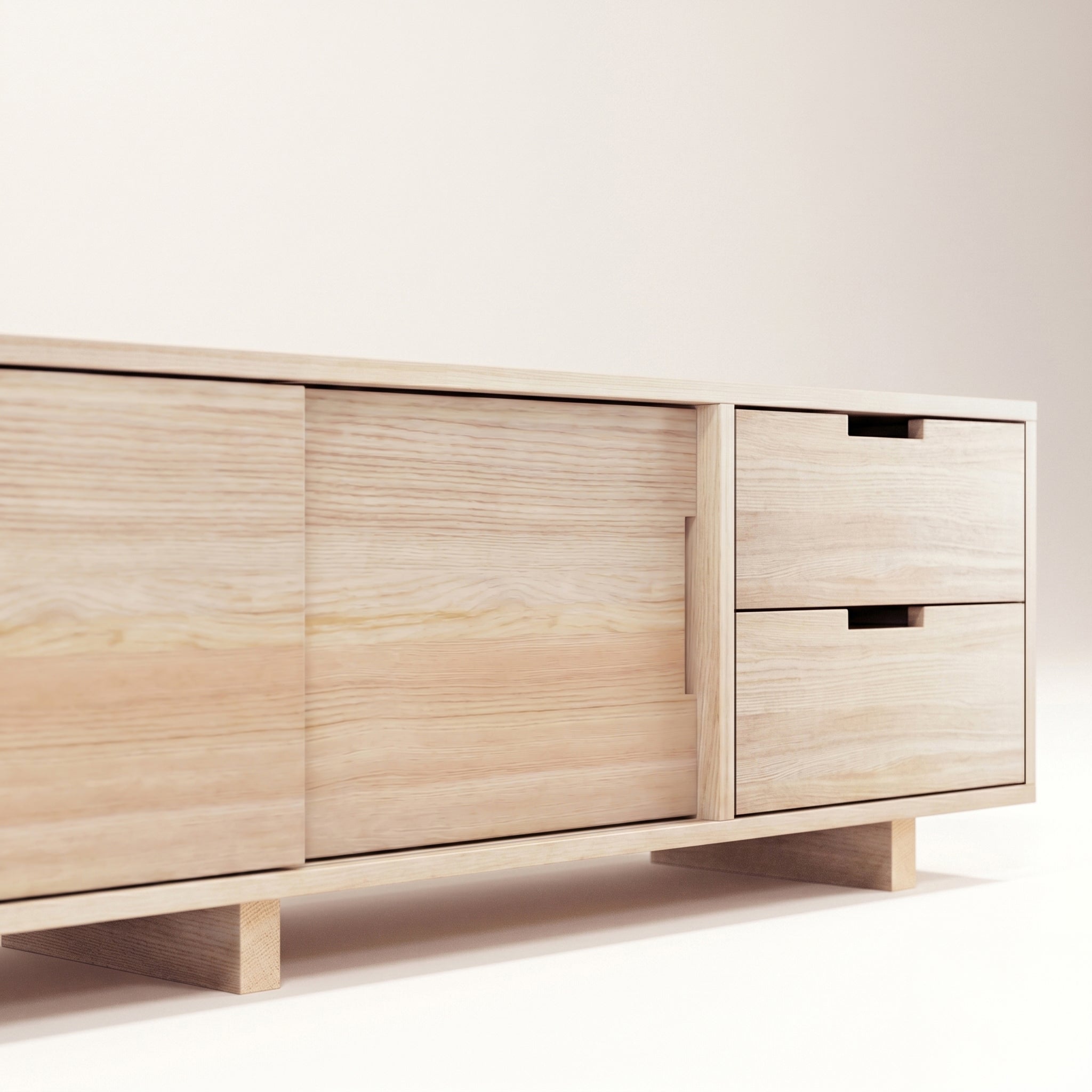 Media Console with Drawers