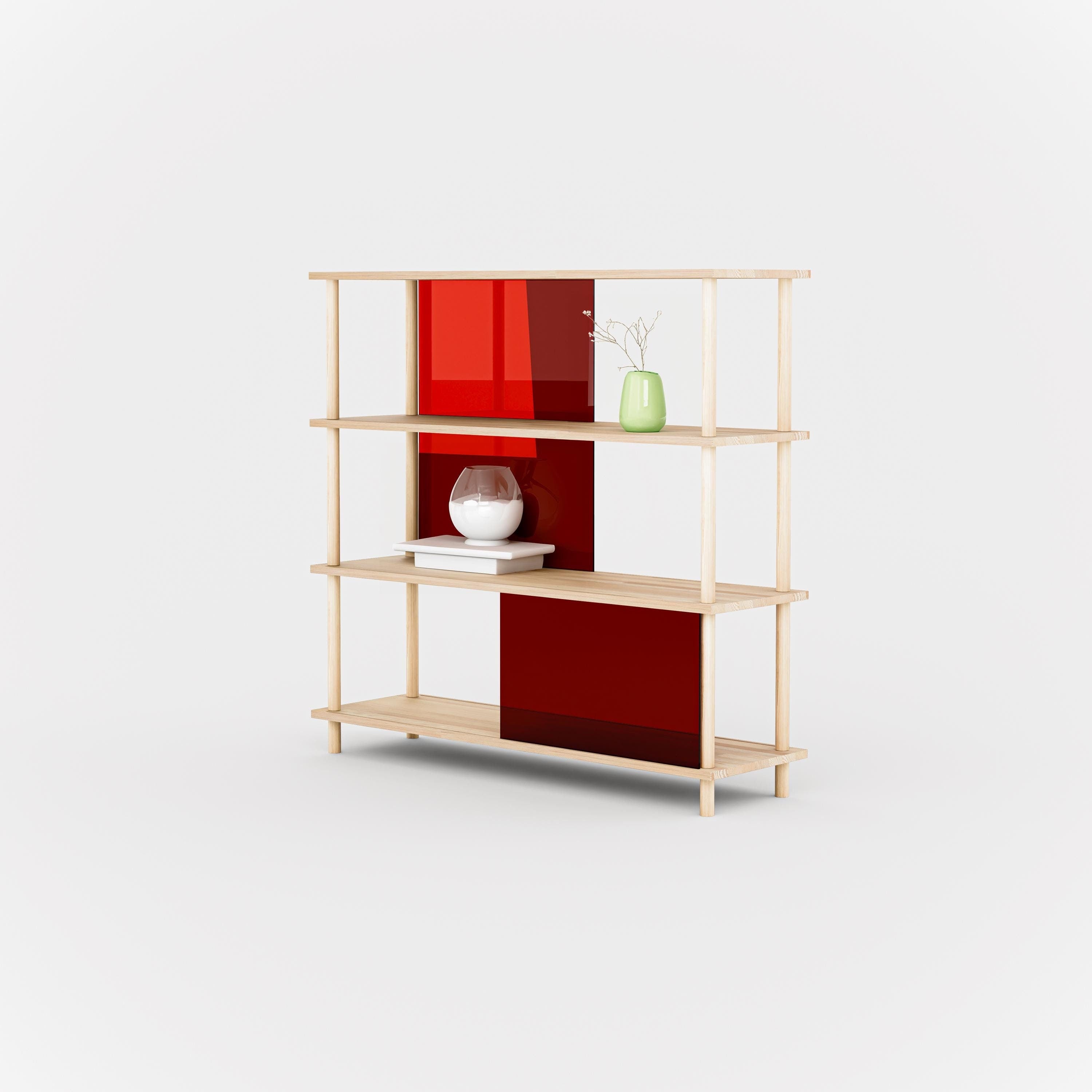 4-Tier Plexiglass Shelving Unit