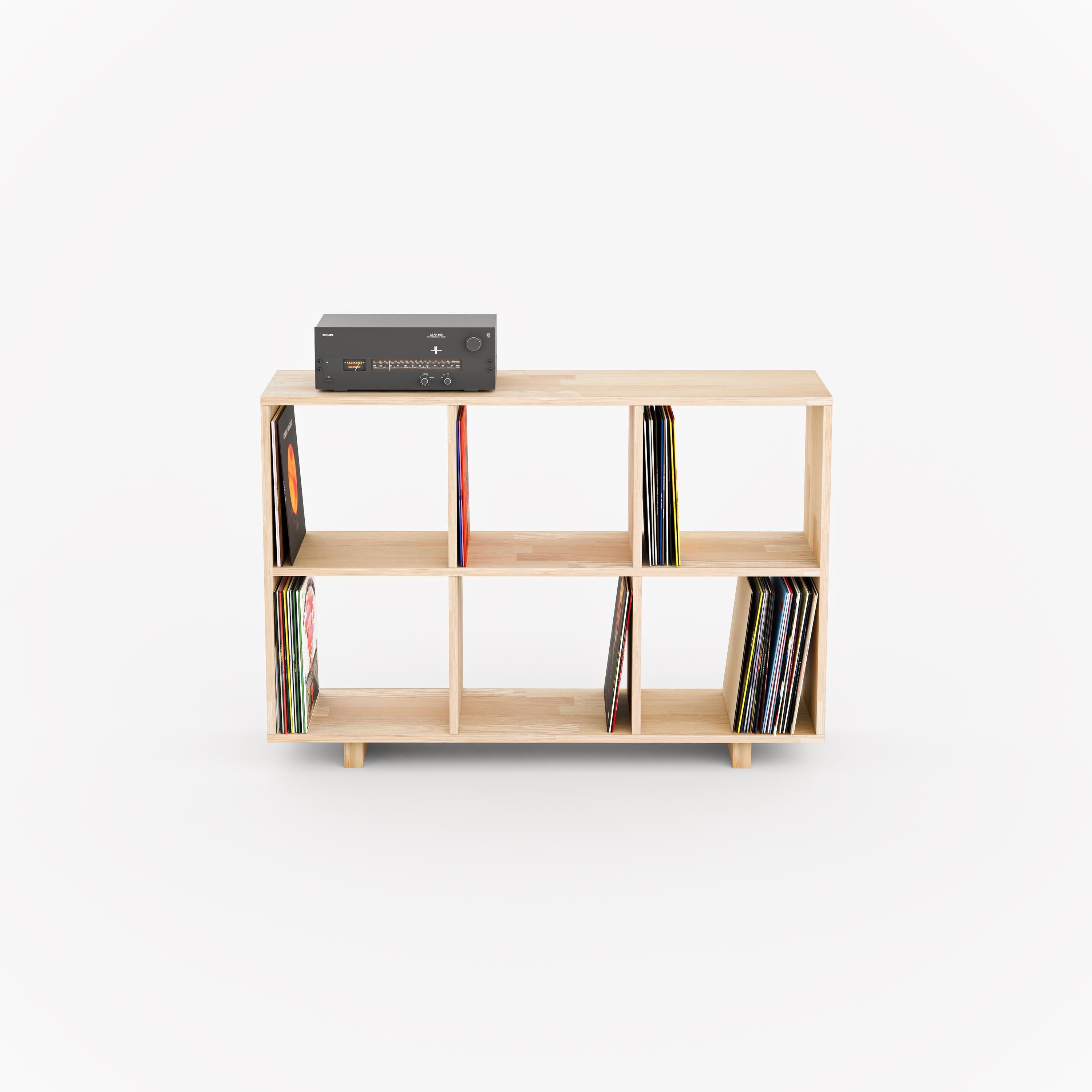 Record Player Stand, 3 Tier Modern Bookshelf