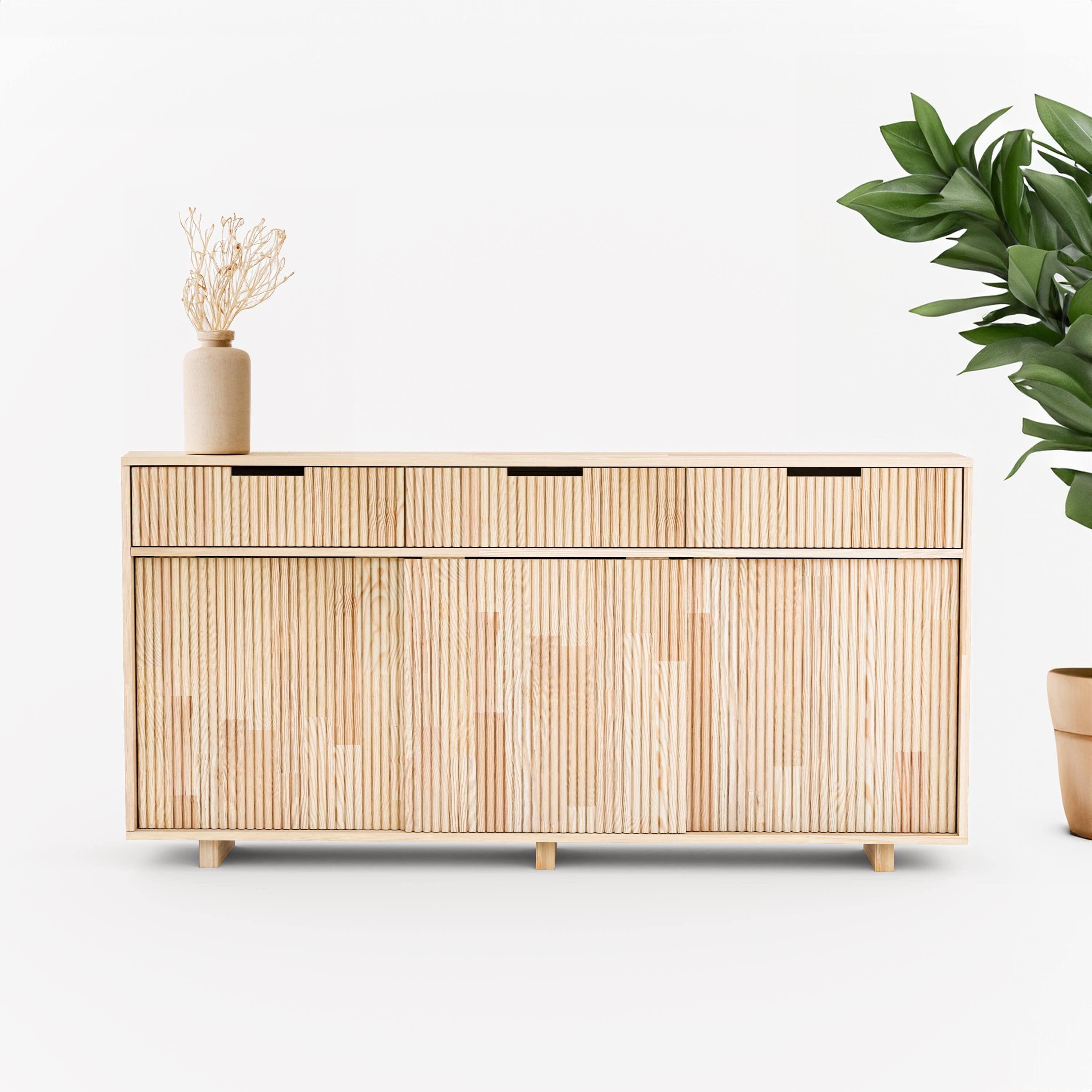 Wooden Sideboard with Drawers, Sideboard Cabinet