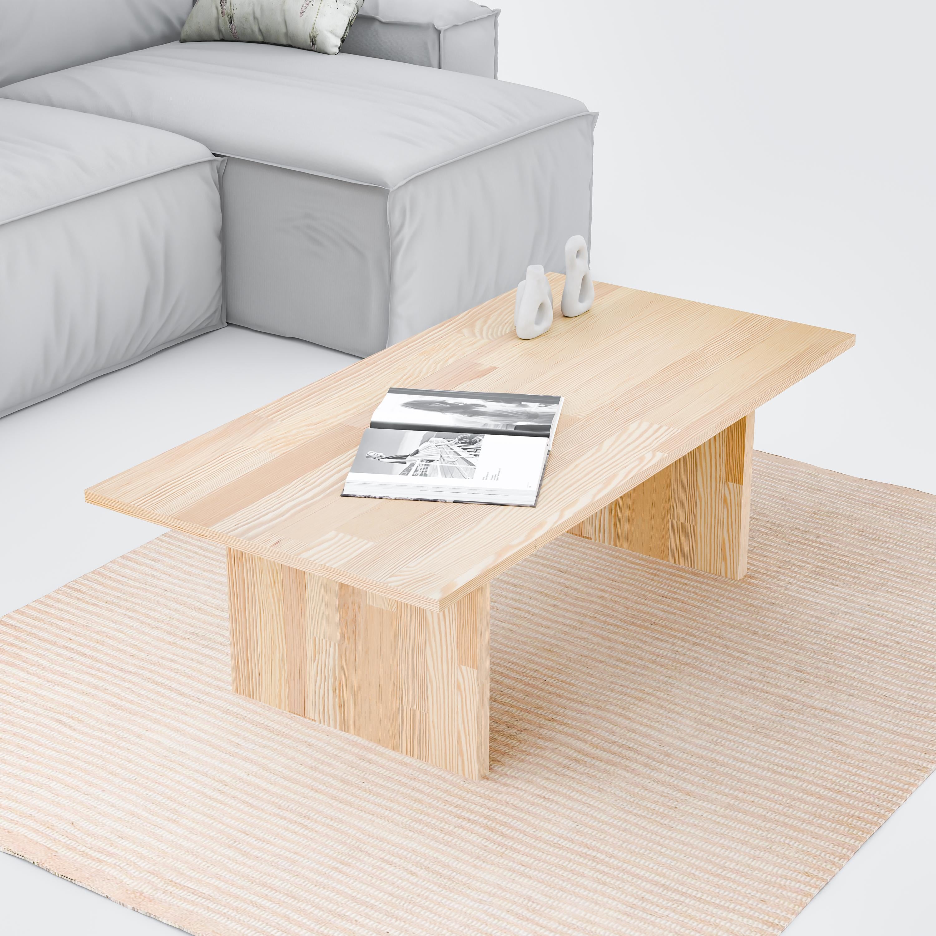 Solid Wood Coffee Table, Living Room Table