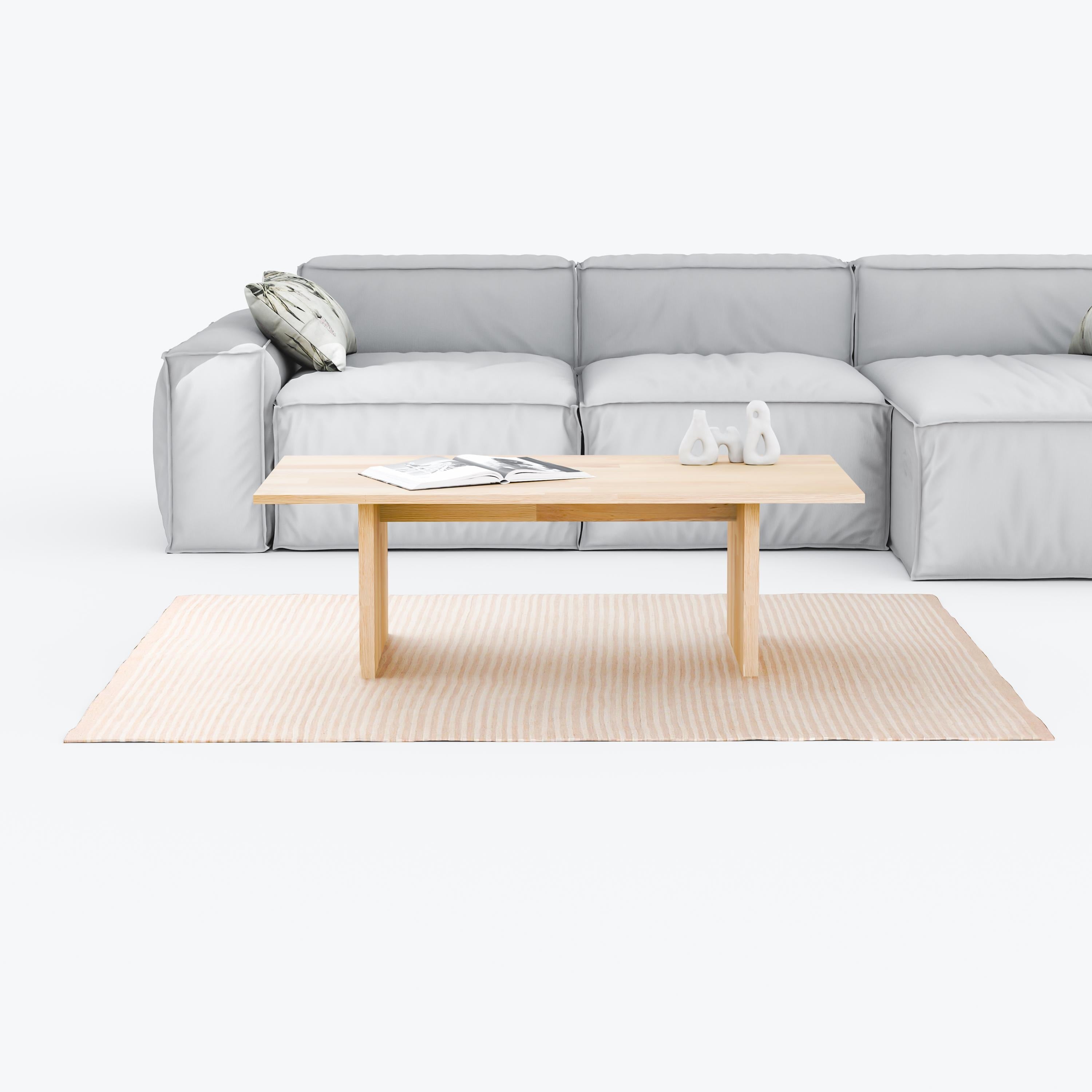 Solid Wood Coffee Table, Living Room Table