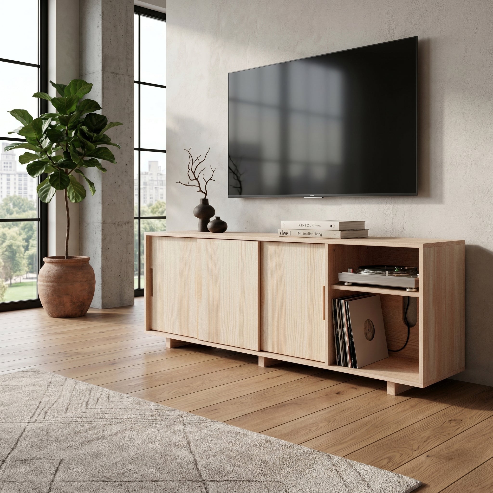 Solid Wood Sideboard M5