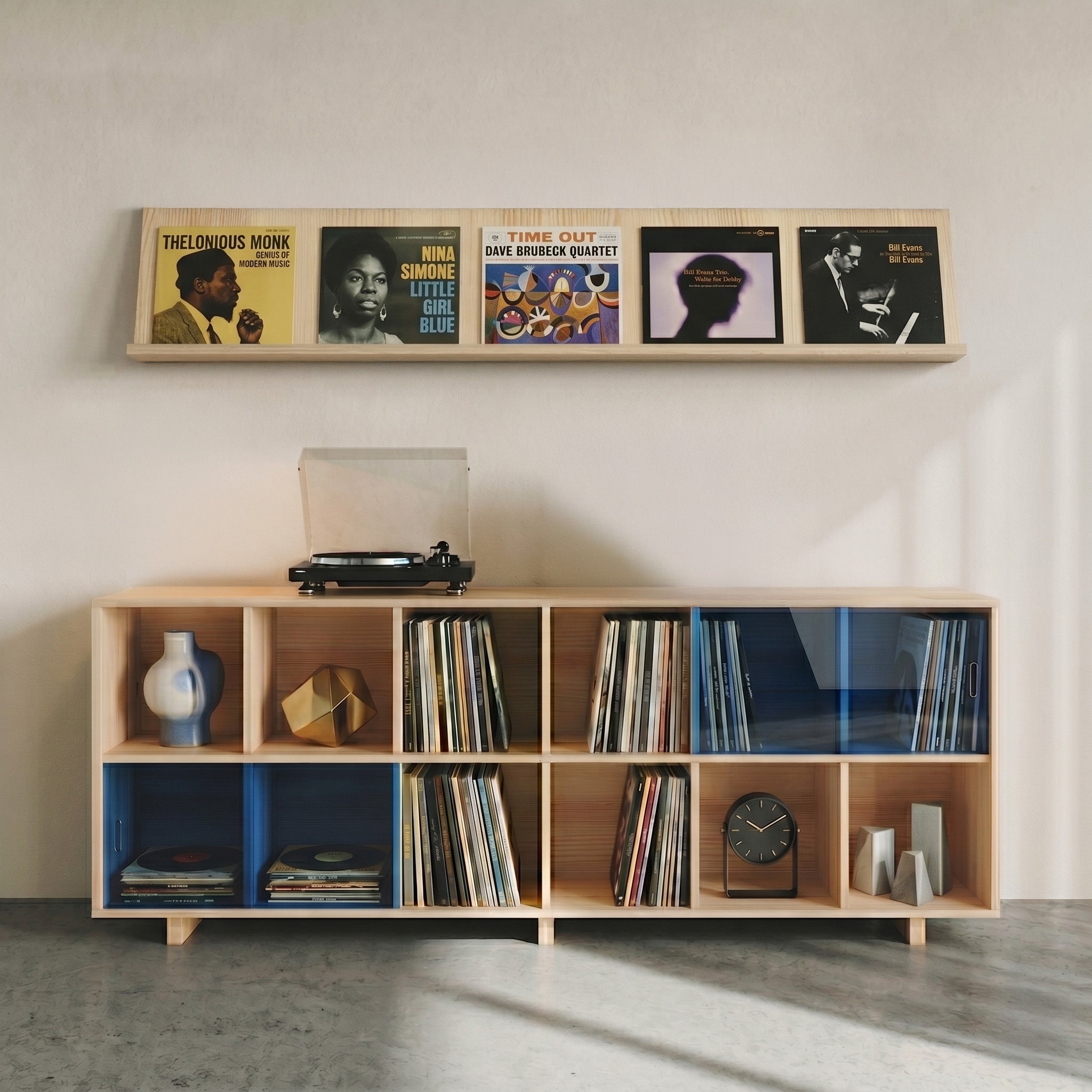 Solid Wood Display Shelf