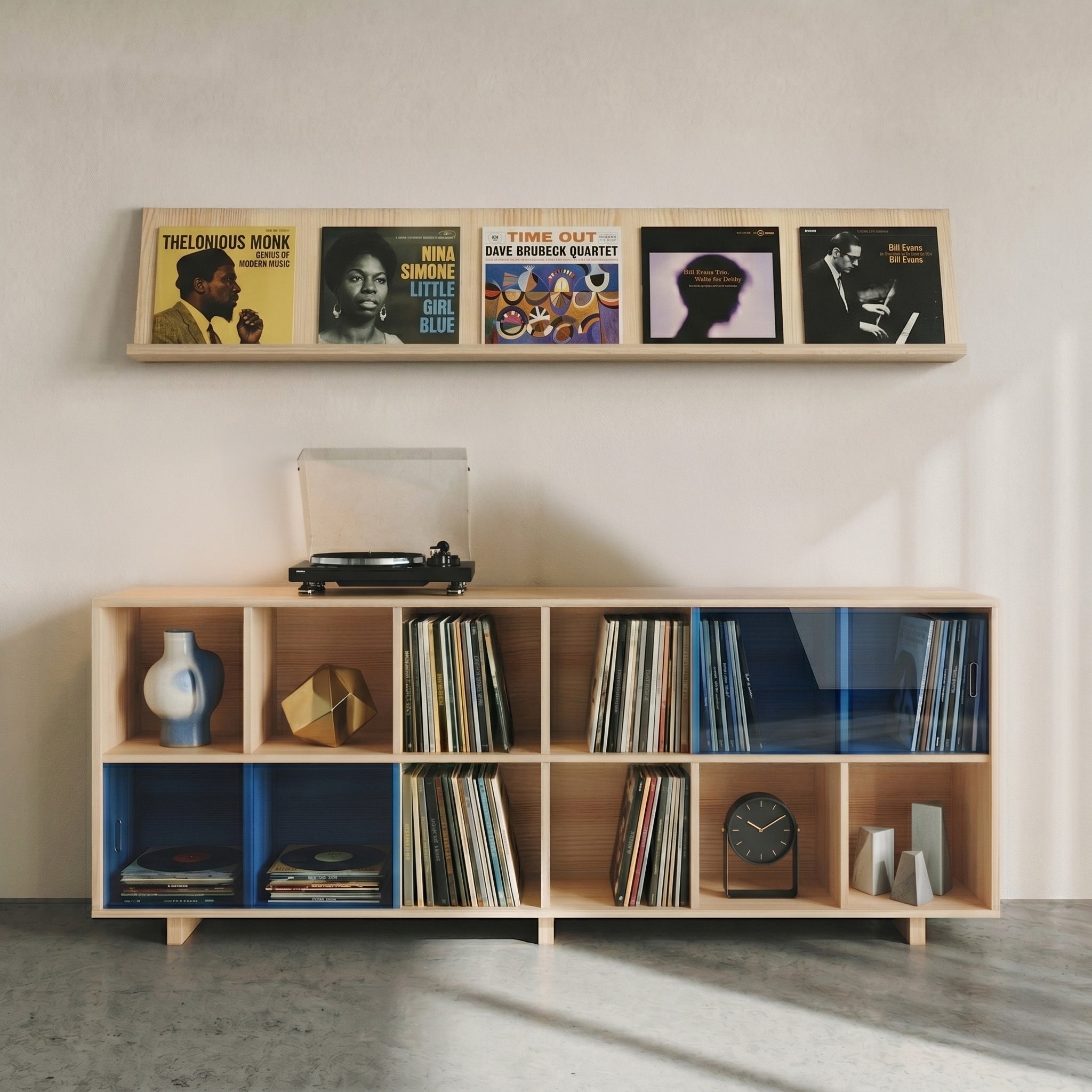 Solid Wood Display Shelf