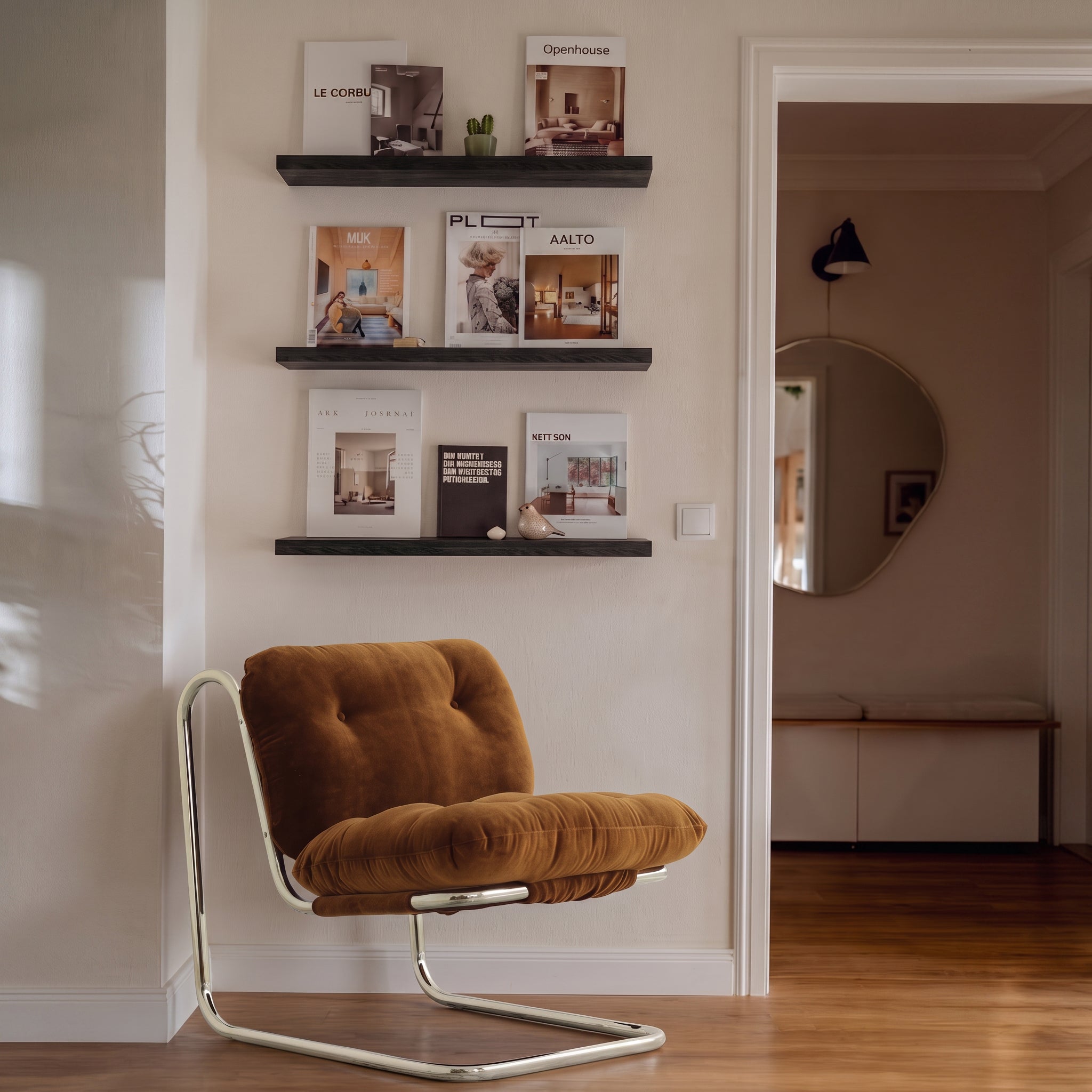 Solid Wood Floating Shelf & Wall Mounted Shelf