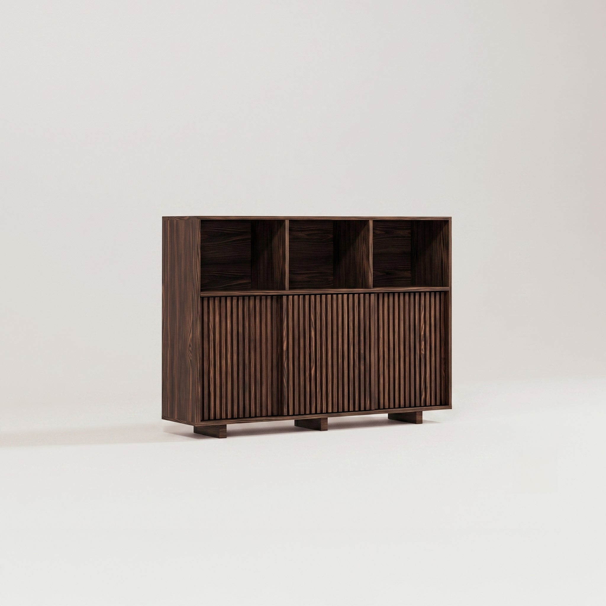 Solid Wood High Sideboard