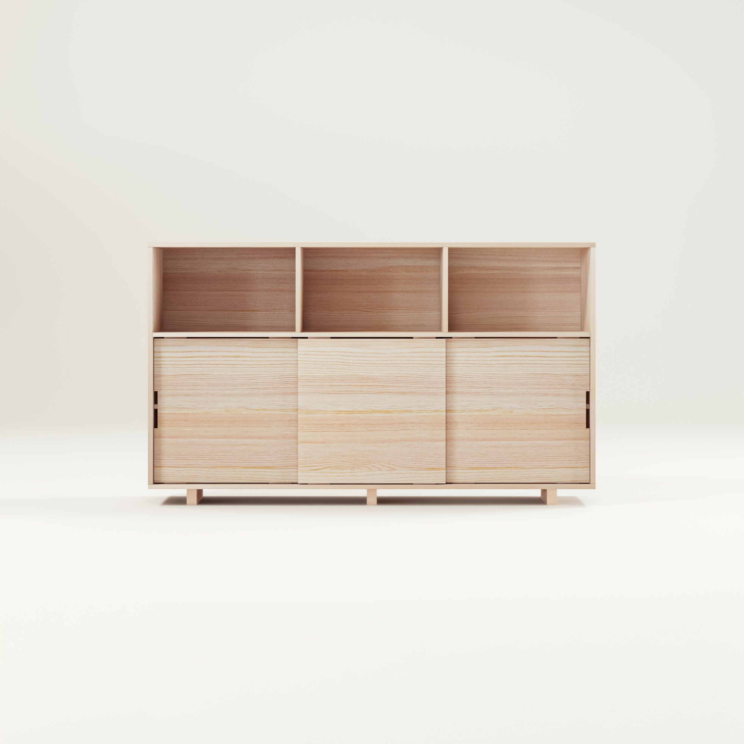 Solid Wood High Sideboard