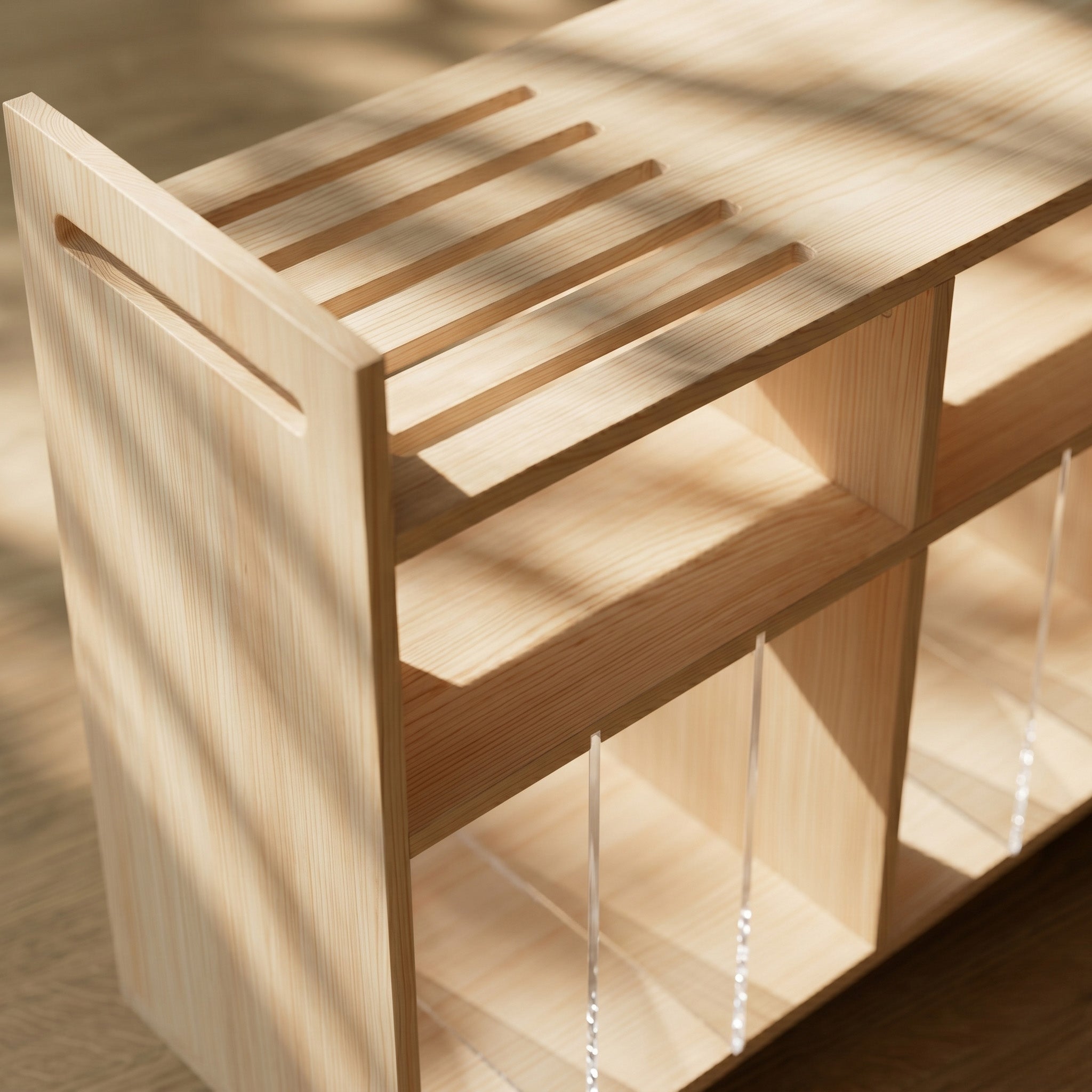 Vinyl Record Display & Turntable Stand