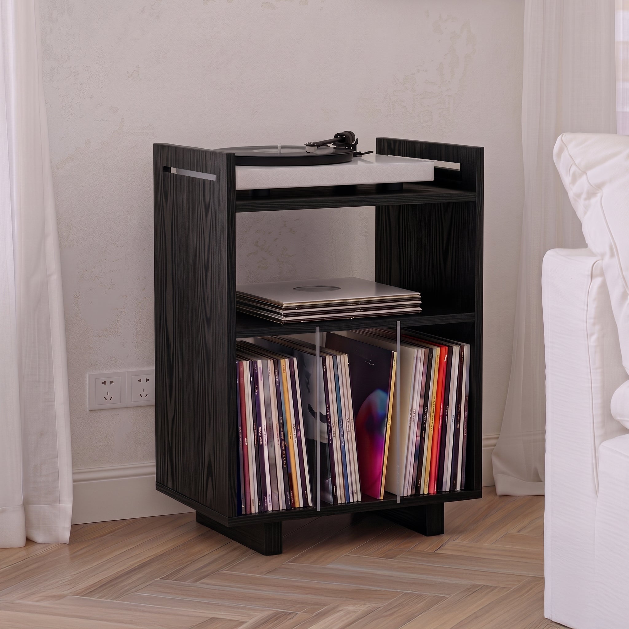 Record Player Stand & Record Display Stand