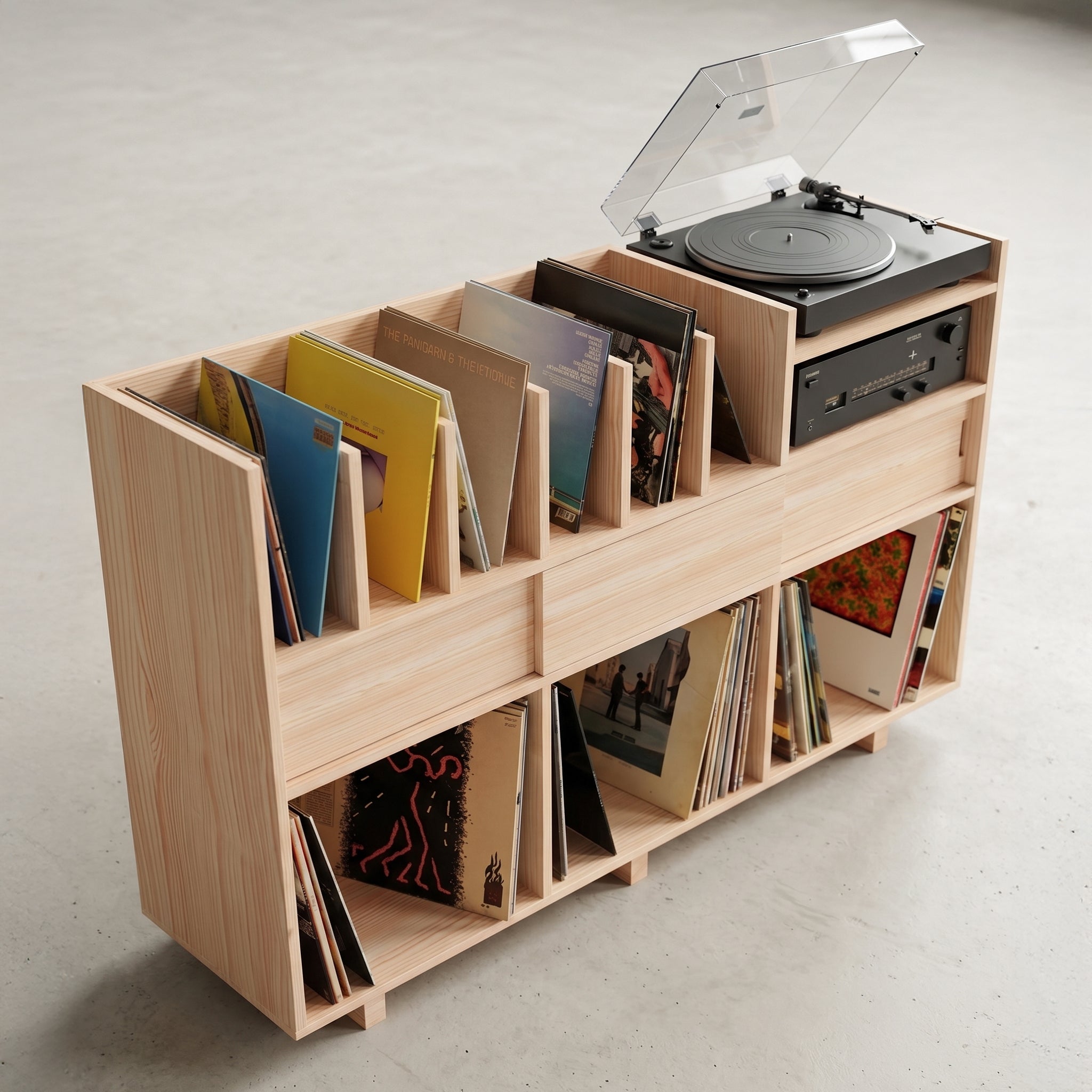 Vinyl Record Display Stand & Storage